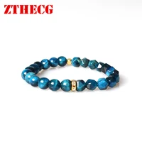 fashion mens bracelets dropshipping natural stone tiger eye agate lrregular beads health diy jewelry yoga bracelets for women
