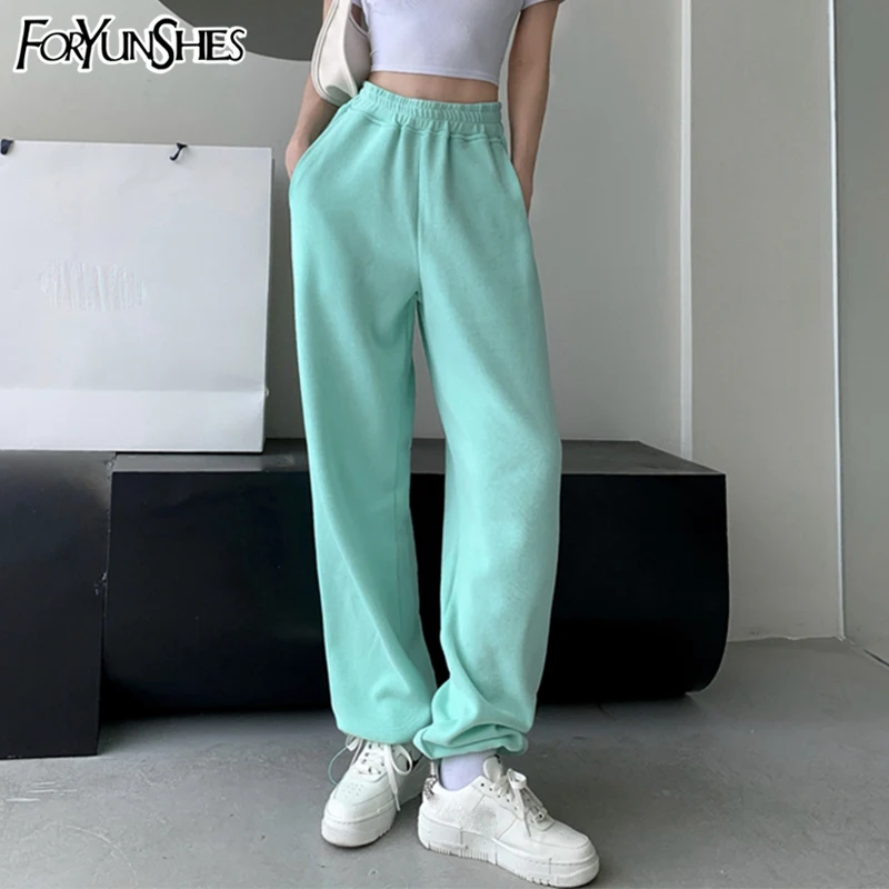 

Joggers Women Korean Sweatpants High Waist Baggy Pants Harem Comfort Female Sporty Trousers Streetwear Y2K Casual Clothes 2021