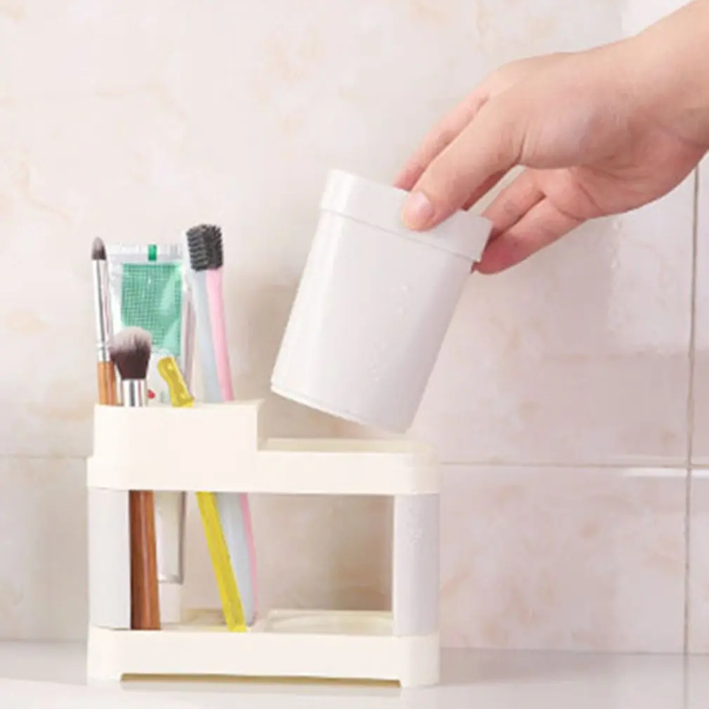 Creative Mouth Cup Bathroom Toothbrush Holder Washing Set Brushing Teeth Cylinder Toothpaste Rack Combination |