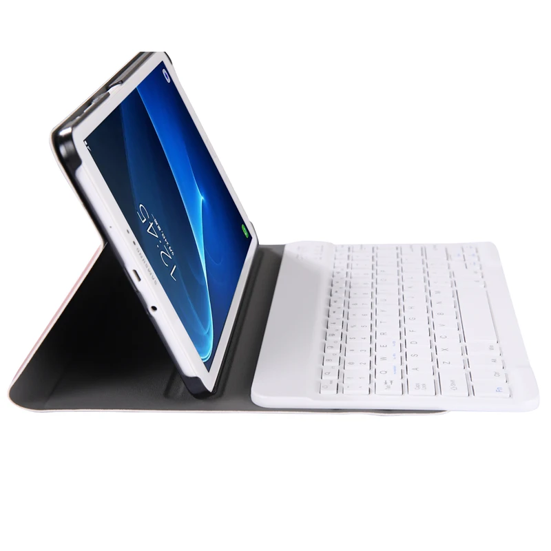 Bluetooth Keyboard Case For Samsung Galaxy Tab A 2016 10.1 T580 T585 Tablet Russian Arabic Hebrew Spanish French | Мобильные