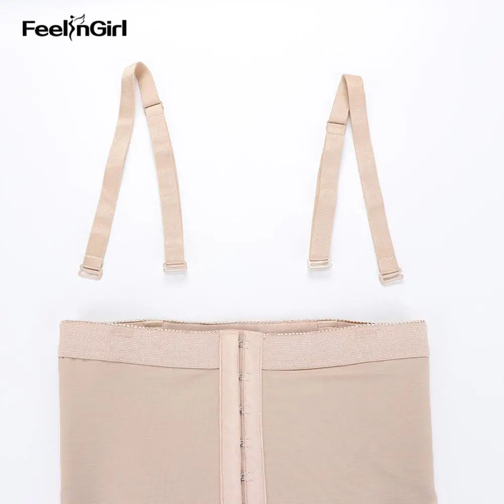 FeelinGirl Корректирующее белье для женщин боди для похудения Корректирующее нижнее белье с открытой спинкой животик контроль Корректирующее белье