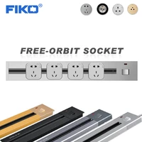 track socket socketable socketbar electric power extender wall slide outlet for kitchen bedroom desk table eu uk usb adapters