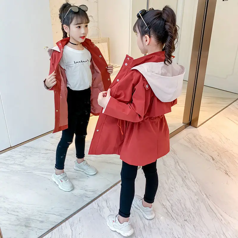 

Плащ детский демисезонный с капюшоном, на возраст 2-8 лет