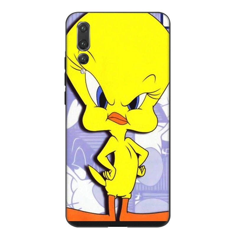 Mobile Phone Case Silicone For Honor Note 10 View 20 6A 7A 7C 7X 8 8X 8C 9X 9 Lite Pro Cover Yellow Bird Cartoon Tweety Bag | Мобильные