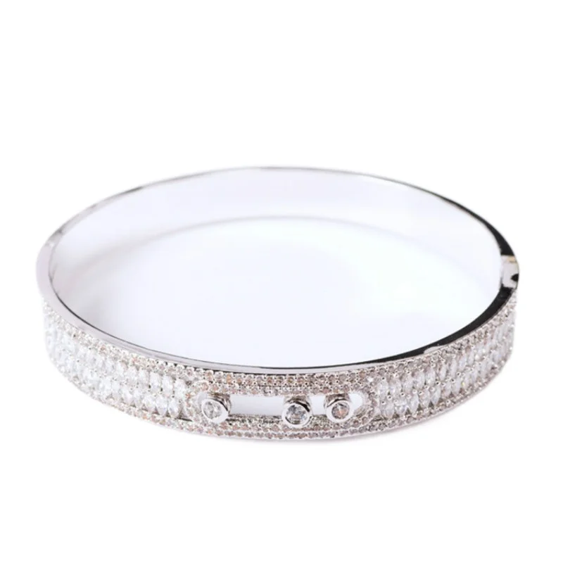 

Shining Micro-inlaid Rhinestone CZ Bangle For Women