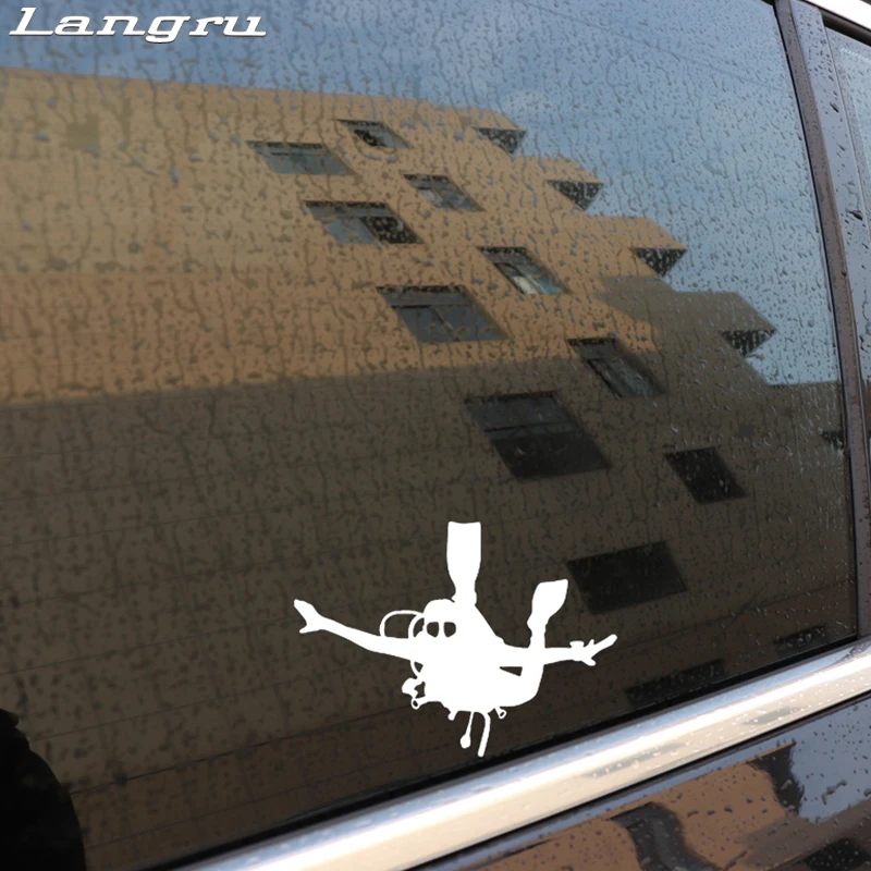 Langru 14 1*10 3 см интересный декор для морского дайвинга автомобильная виниловая