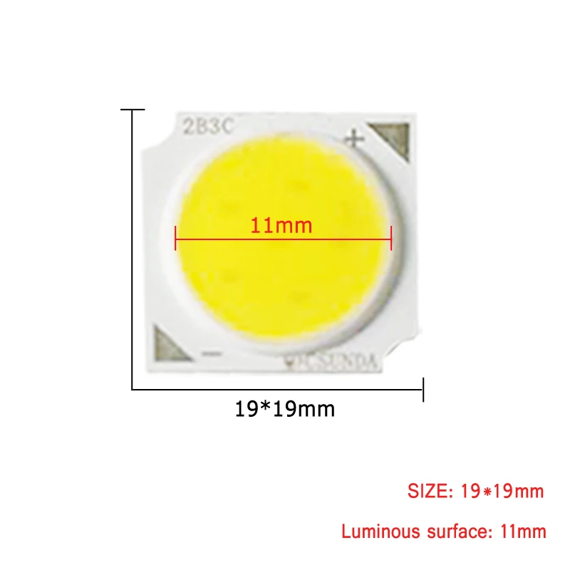 3W 5 Вт 7 10 Светодиодный светильник нейтральный белый круглый холодный DC 9-12 в супер