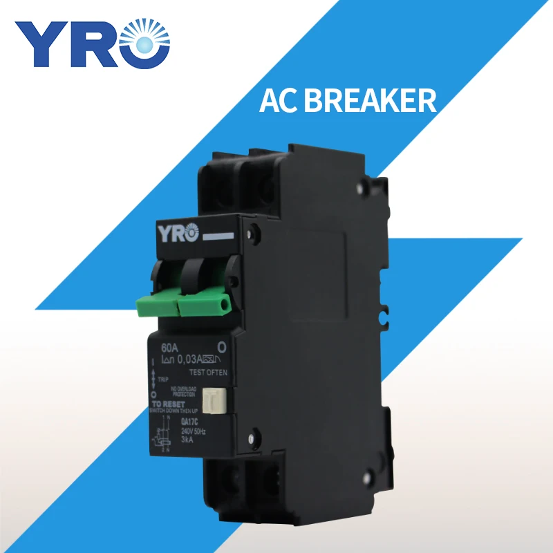 

AC Mini Circuit breaker MCB 3A 6A 10A 16A 20A 25A 32A 40A 50A 63A Circuit Protector QA17C
