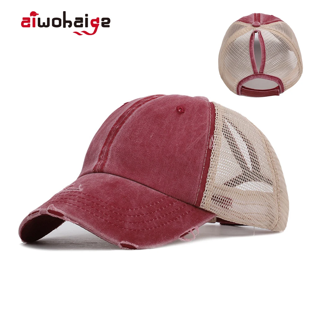Женская винтажная бейсболка в стиле ретро хлопковая сетчатая Кепка с эффектом