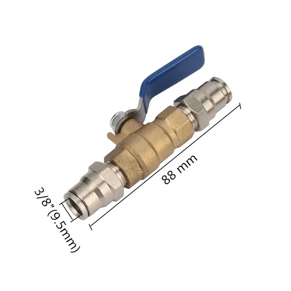 1/4 "внутренняя резьба латунный клапан с 1/4" наружная до 3/8 "Соединительный