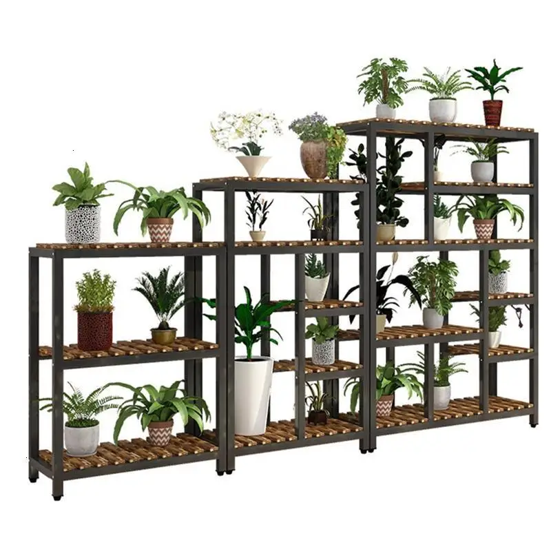 Горшок садовые полки для Suporte Flores Terraza Mueble Para Plantas напольная подставка Stojak Na Kwiaty