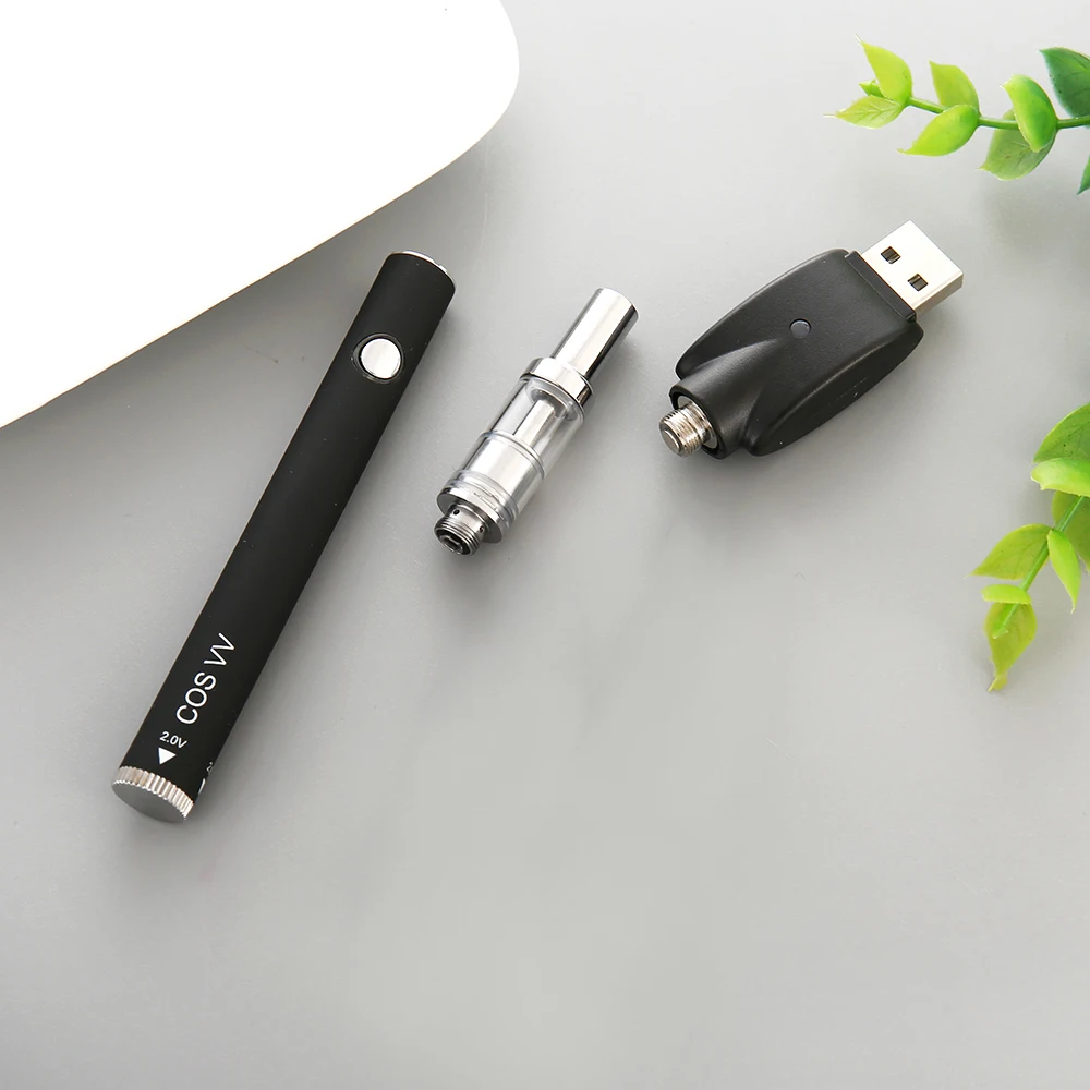 ECT COS VV Vape ручка с C1 атомайзер для КБД 380 мАч 510 нитки электронные сигареты толстого
