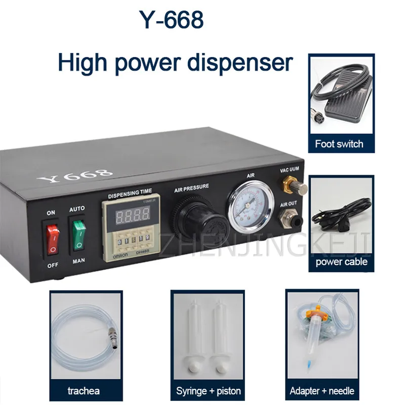 

High Power Dispenser Fully Automatic Manual Controller Glue Silica Gel Automatic Glue Injection Filling Machine Glue Machine