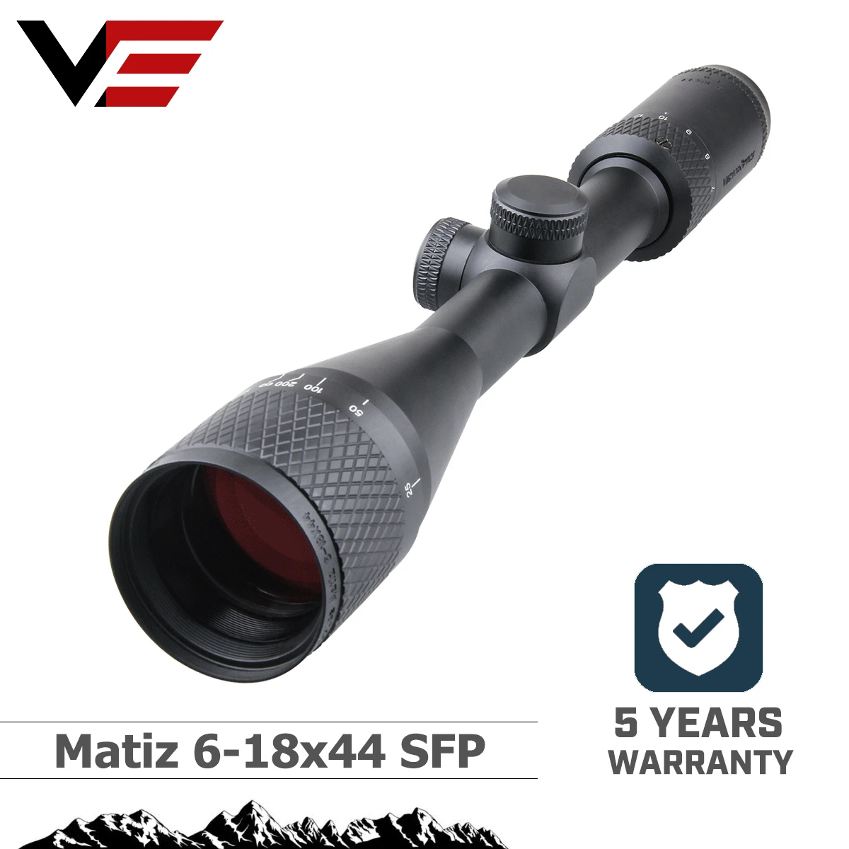 Vector Optics Matiz 6 18x44 1 дюймовый прицел для охотничьей винтовки Varmint Vamint объектив