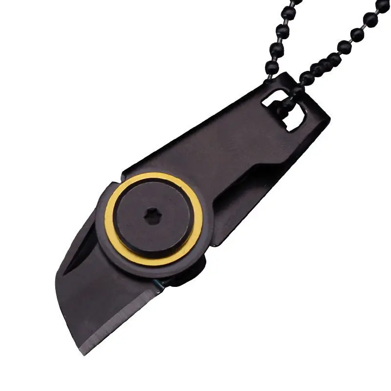 

Stainless Steel Mini Key Knife Folding Knife Demolition Express Unpacking Mini Knife Creative Office Convenient Knife