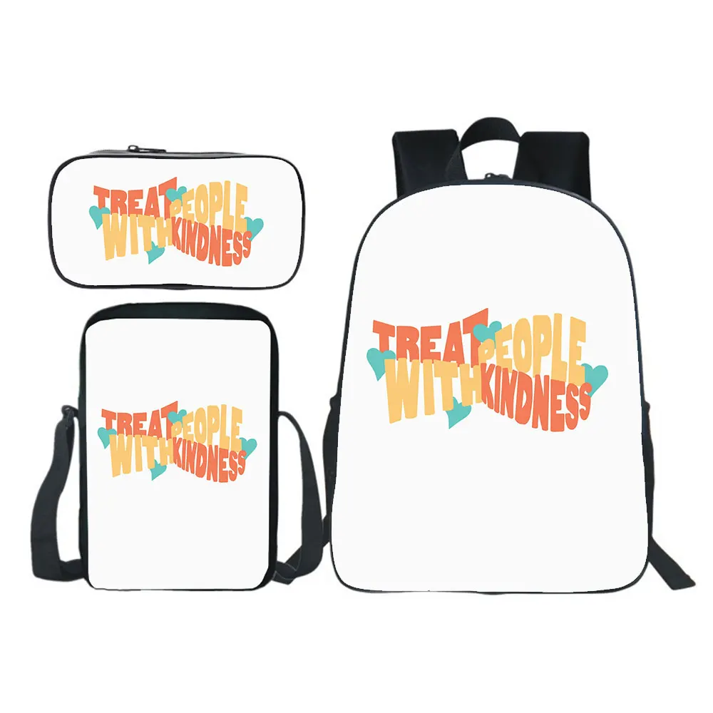 

Harry Styles Backpack 3pcs/Set With Pencil Case Shoulder Bag Teenager School Bag Kid Bookbag Fashion Butterfly Printing Backpack