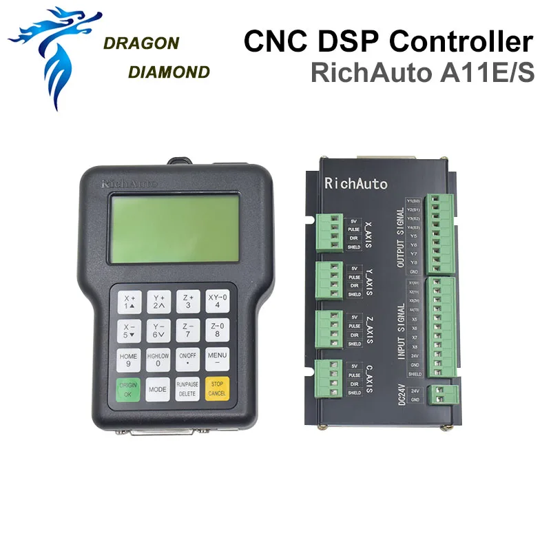 DRAGON DIAMOND RichAuto DSP A11E/S CNC Control ler 3 Axis USB Remote для ЧПУ Router System | Инструменты