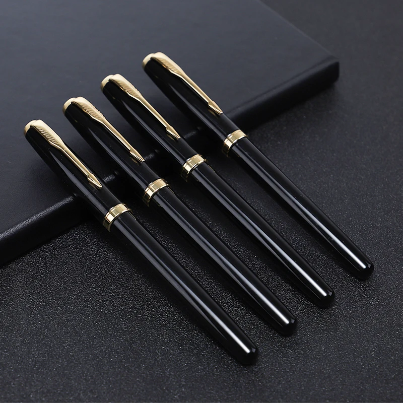

High Quality Metal Luxury 0.5mm Rollerball Pen Ballpoint Pen Business Writing Signing Ball Pens Office School Supplies 03785