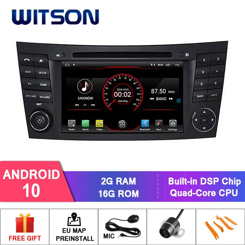 WITSON Android 10 0 IPS автомобильный DVD для BENZ E CLASS W211 CLS W219 g класс W463 GPS 4 Гб Оперативная