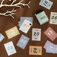 2022 calendar the new mini desk calendar for school schedule 2021 2022 office supplies planner paper tearable