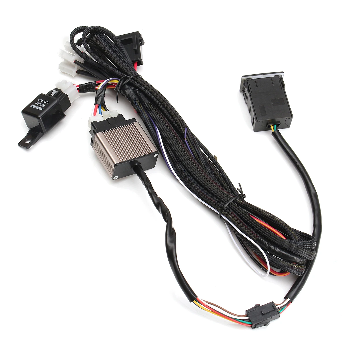 2 сиденья 4 колодки Универсальный подогреваемый подогрев сидений из углеродного