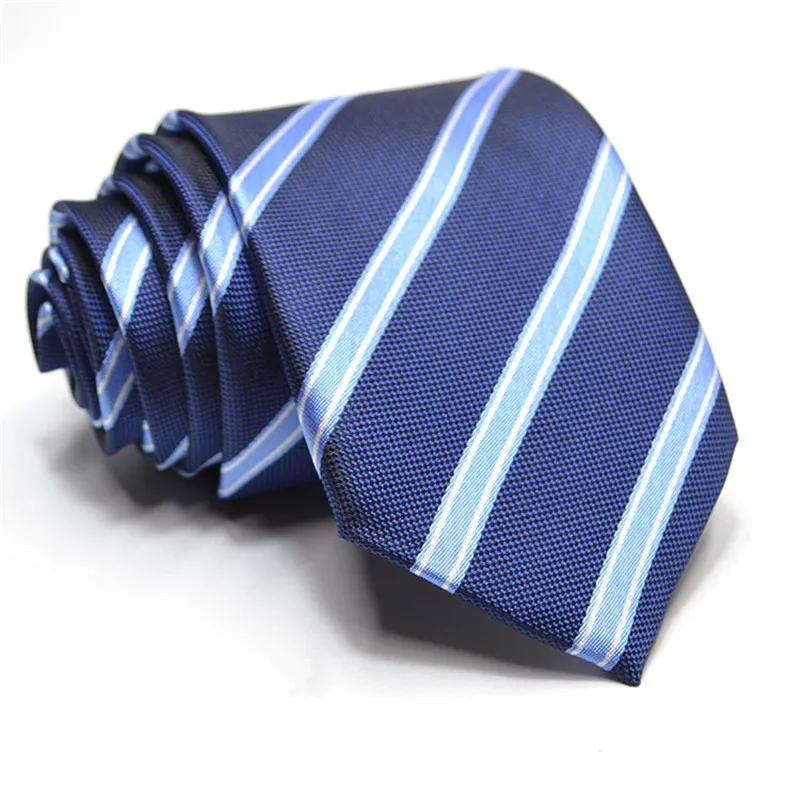 Классические мужские деловые галстуки в полоску на свадьбу 8 см|Мужские и носовые