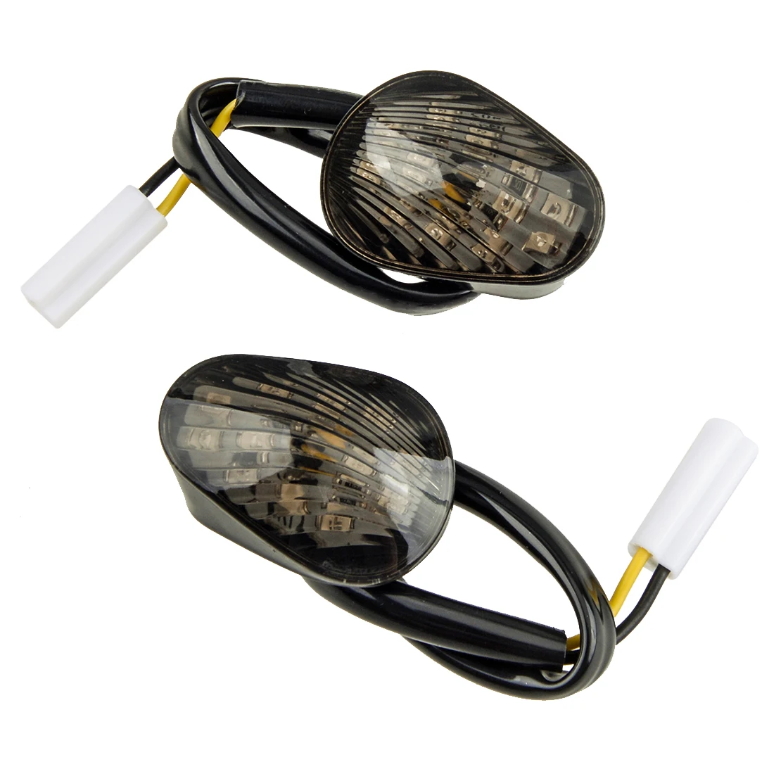 

2Pcs Amber LED Flush Mount Lamp Turn Signal Indicator Light Motorcycle 12V Fit For Yamaha YZF R1 R3 R6 FZ6 FZ1 FZ07 FZ09 MT-07