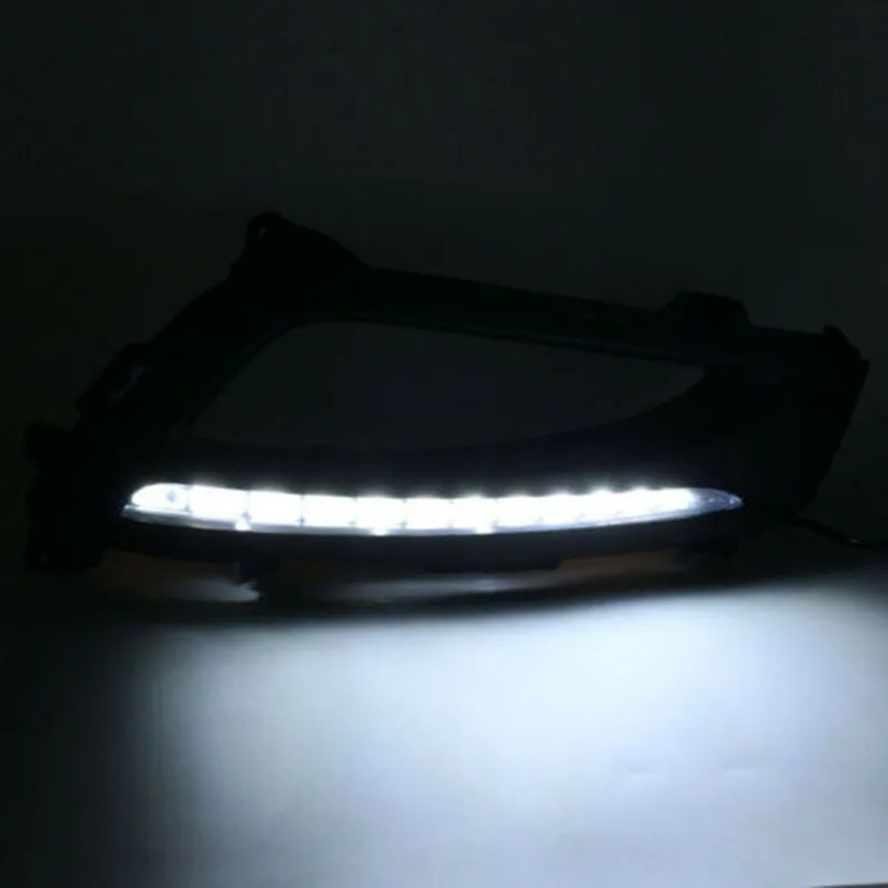 Автомобильный светодиодный дневный ходовой светильник DRL противотуманная фара