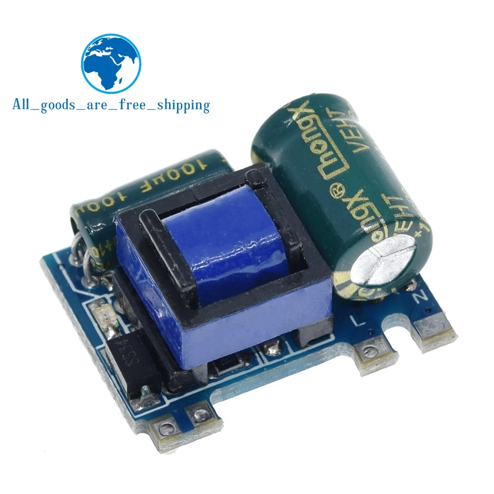 TZT AC DC 220V To 5V 600ma 3W Step down Модуль питания Buck изолированное переключение|Интегральные
