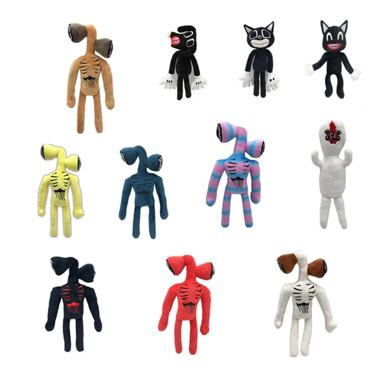 

25-35CM Siren Head Plush Toy 35cm Sirenhead Stuffed Doll Horror Character Figures Peluches Toys Children Birthday New Year Gift