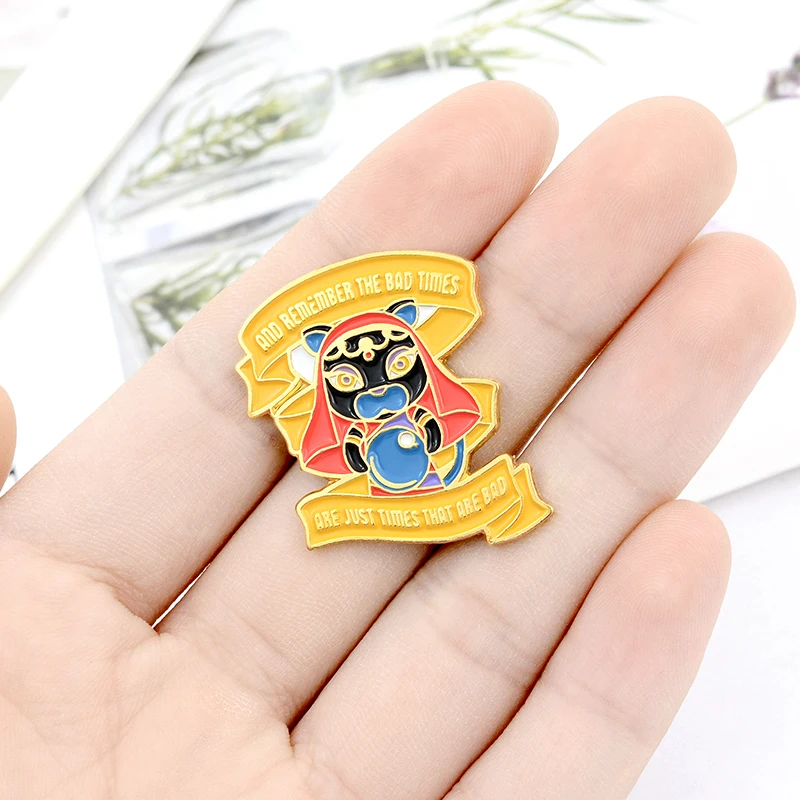 Soothsayer Cat Enamel Lapel Pins Fashion Mysticism Brooches Badges Cute Animal Wholesale Jewelry Gifts For Friends | Украшения и