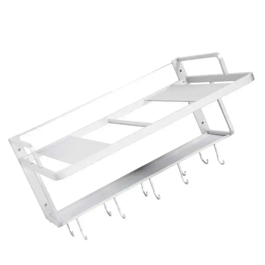 Космическая алюминиевая двухслойная подвесная стойка для микроволновой печи