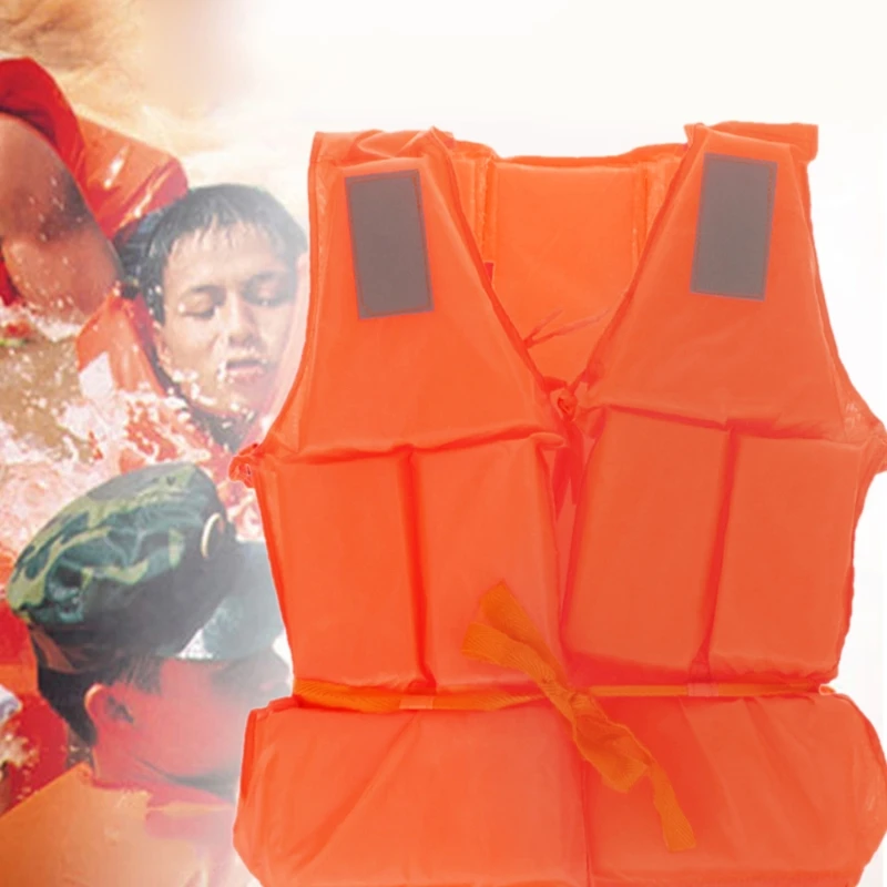 

Новинка, оранжевый спасательный жилет A5KC со свистком для плавания и дрифтинга из пенопласта для взрослых