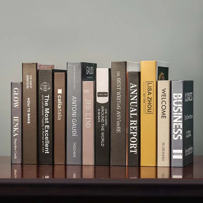 

Аксессуары для украшения дома, поддельная Книга в скандинавском стиле, креативное украшение, настольное украшение, модель комнаты, украшен...
