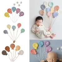 1 11 pcs baby wool felt ballooncloud decorations newborn photography props infant photo shooting accessories