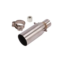 slip on motorcycle exhaust middle link pipe mid tube stainless steel exhaust system for kymco xciting 400 s400 all years