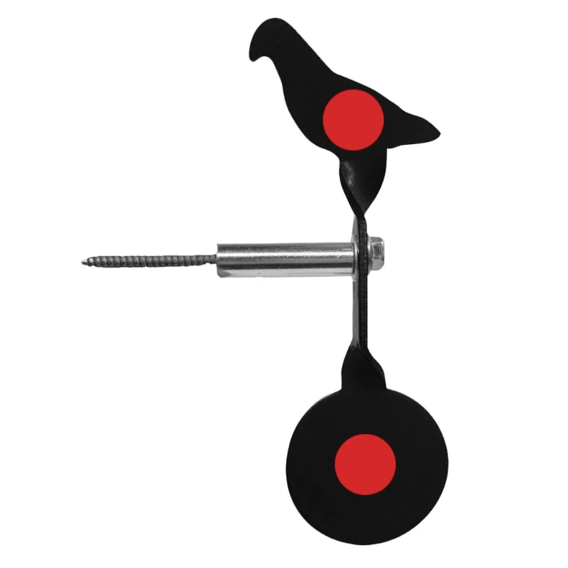 

Portable Thin Spinner Side Bird Shaped Bullseye Shooting Plates Air Rifle Outdoor Supplies Accessories