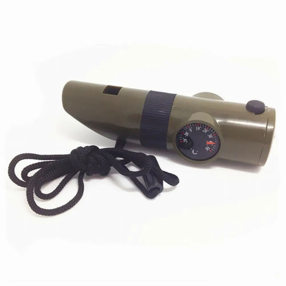 

New Multifunctional outdoor survival whistle + compass