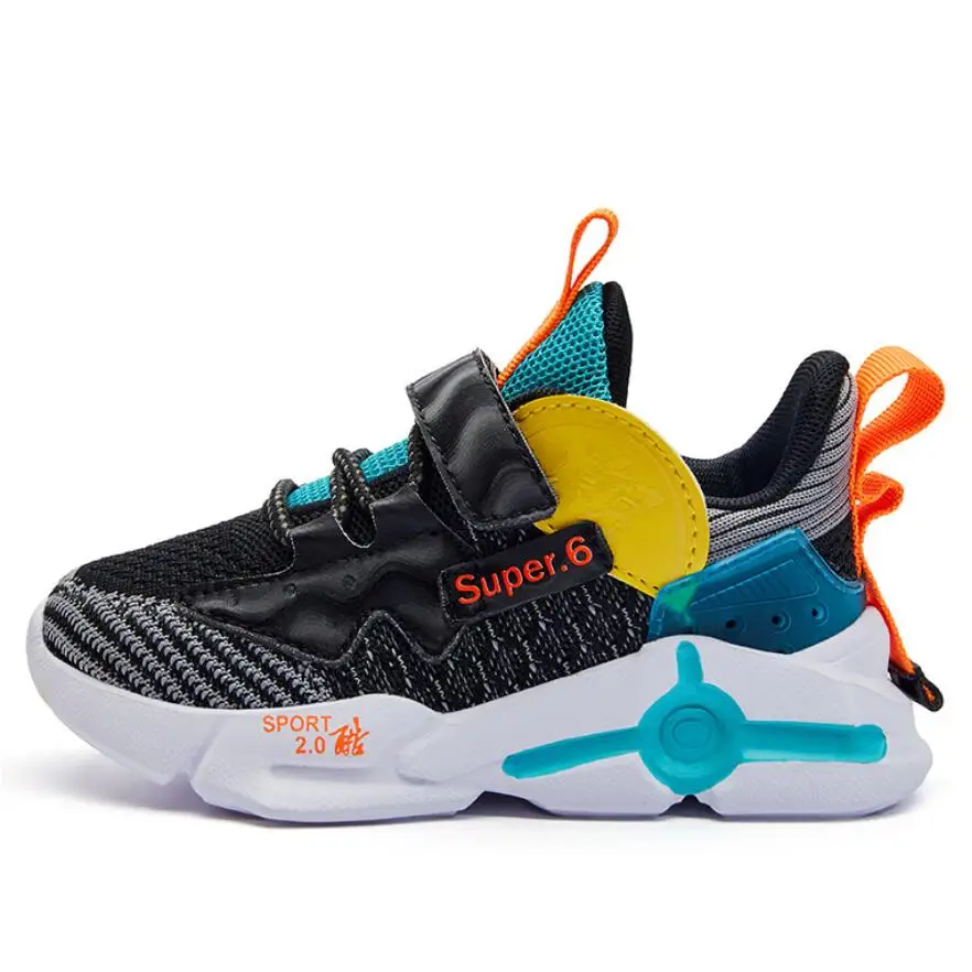 

2020 Autumn Children Casual Sport Shoes Fashion Soft Comfortable Baby Sneakers Hook Soft Kids Running Shoes for Boys Girls