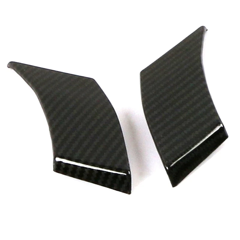 

for Toyota RAV4 2019- Carbon Fiber Color Car Door Window Bracket a Pillar Protection Cover C Pillar Trim ABS Sticker