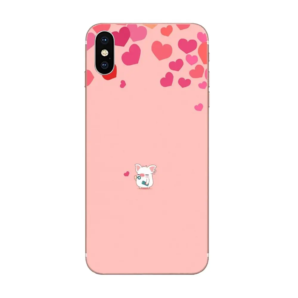 Funny Cartoon Pink Pig For Huawei P7 P8 P9 P10 P20 P30 Lite Mini Plus Pro 2017 2018 2019 Soft Silicone TPU Transparent Hotsales | Мобильные