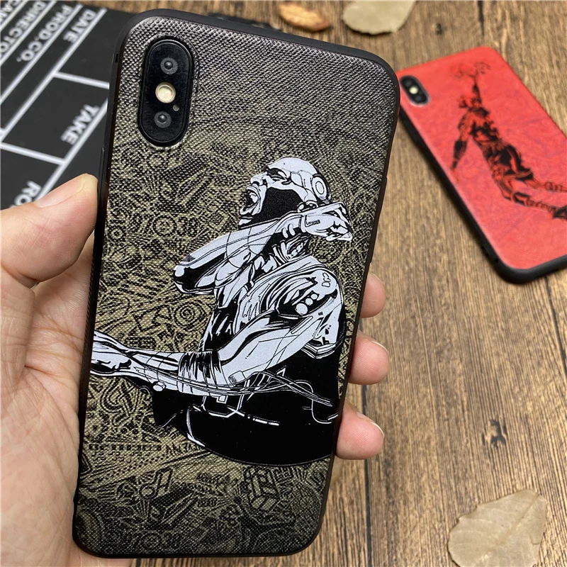 Basketball Star Flying Man Soft Case For Iphone 14 13 11 12 Pro X Xs Max Xr 8 7 Plus Se 2 Phone Cover Relief Sports Coque Fundas