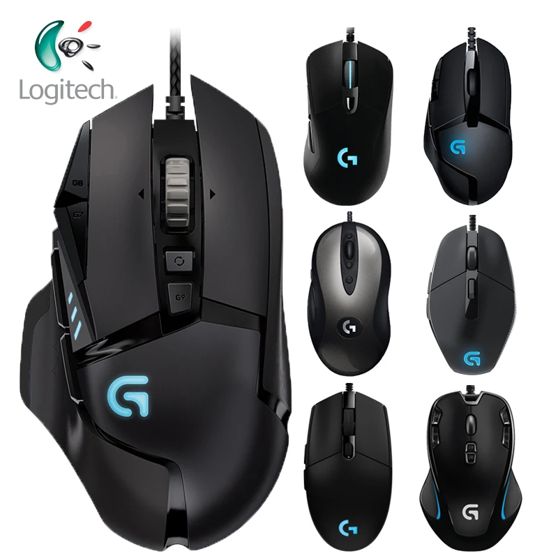 Logitech Series Mouse G403/G502 Hero/MX518/G402/G302/G102 Second generation/G300s wired Gaming Mouse  Desktop/ Laptop Gamer  pc