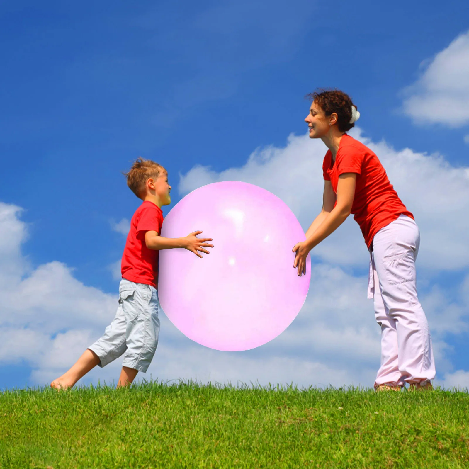 

Oversize Super Size Children Outdoor Soft Air Water Filled Bubble Ball Blow Up Balloon Toy Fun Party Game Great Gifts Wholesale