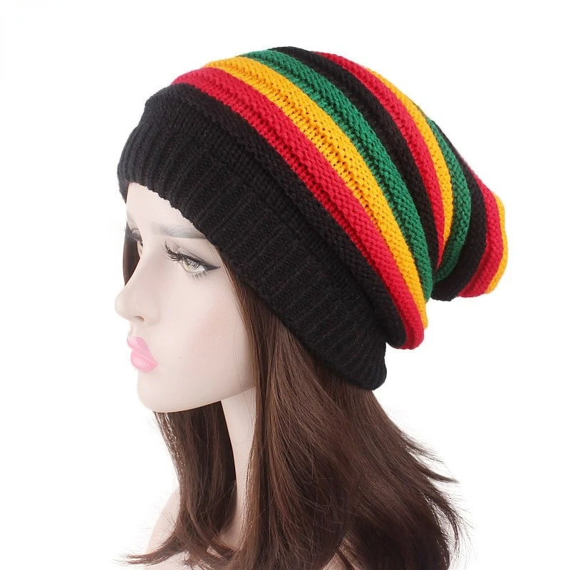 

Winter Hats for Woman New Beanies Knitted Multicolor Hat Girls Autumn Female Beanie Caps Warmer Bonnet Ladies Casual Cap