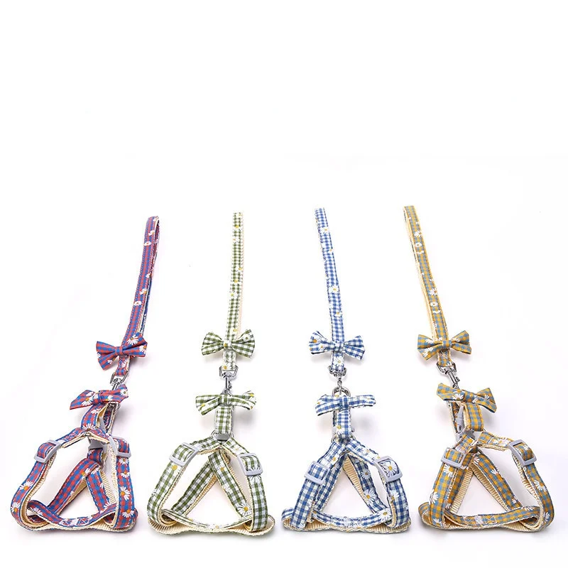 Поводок для собак Регулируемый мягкий двухслойный с милым бантом прогулок и |