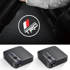 СВЕТОДИОДНЫЙ Автомобильный светильник для двери, Лазерная лампа с логотипом для Toyota TRD, VIOS, Avensis, Auris, Hilux, Corolla, Camry, RAV4, аксессуары