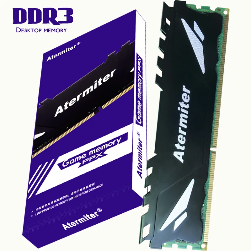 Оперативная память atermiter DDR3 2 ГБ 4 8 PC3 1866 1600 1333 МГц 10600 12800 радиатор ПК модуль памяти