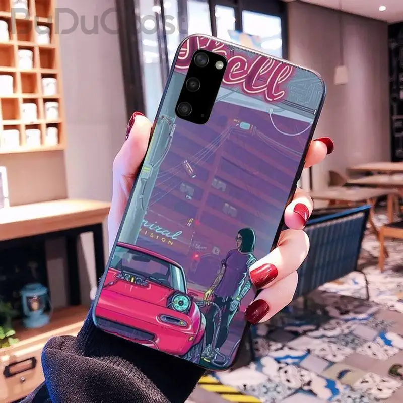 

Japanese drift sports car Phone Case for Samsung S20 plus Ultra S6 S7 edge S8 S9 plus S10-5G lite 2020 S10E