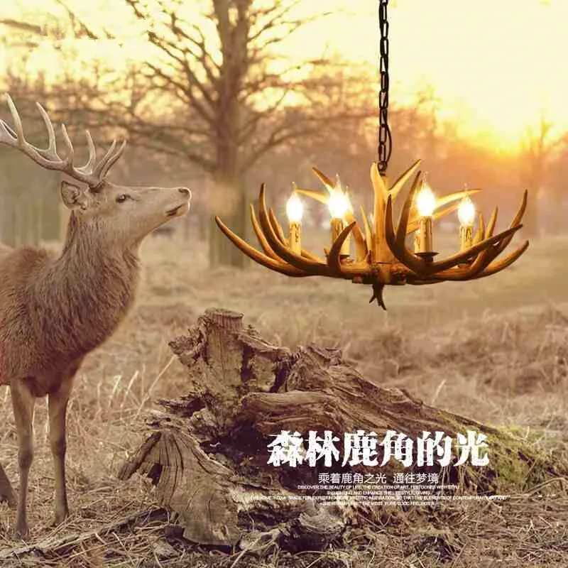 Сельская Люстра для домашнего освещения декоративная комнатная Рождественская